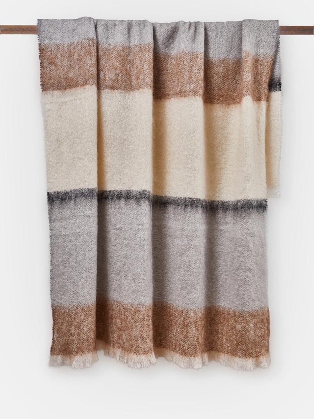 Mohair-Blend Throw